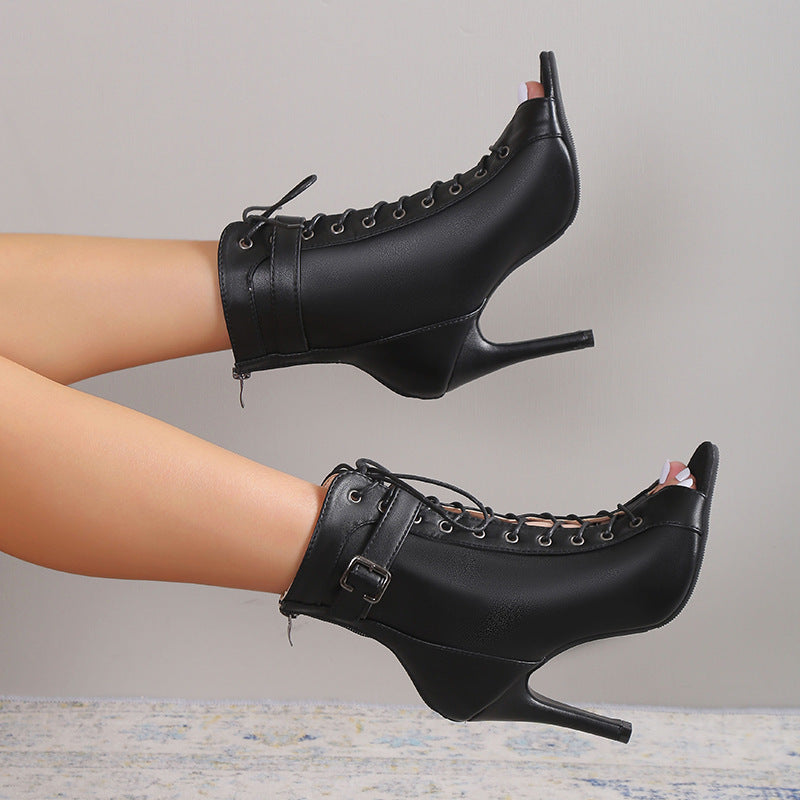 Peep Toe High Heel