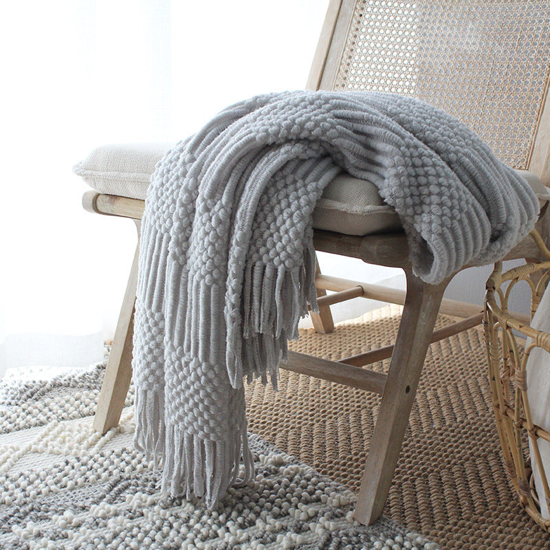 Woolen Knitted Blanket