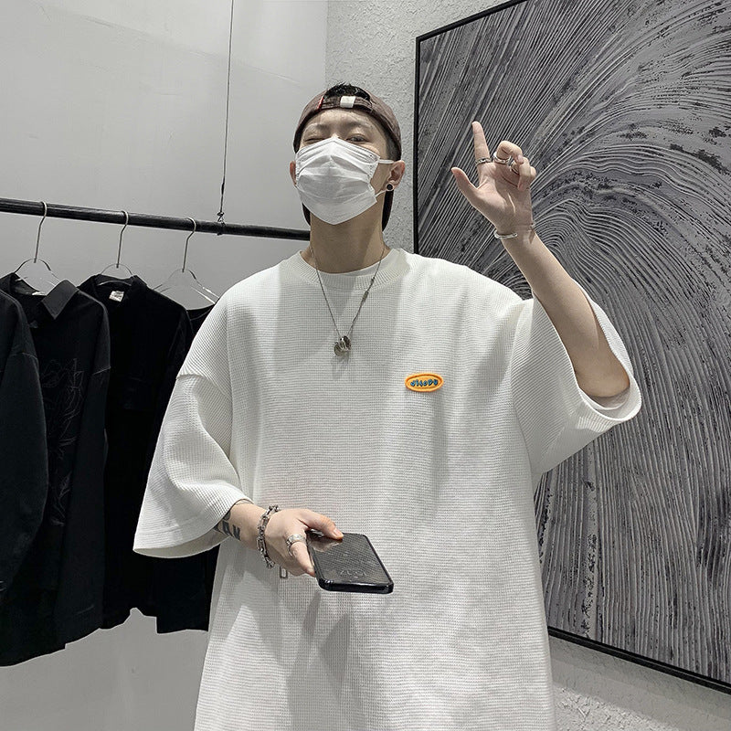 Loose Fashion Brand Round Neck T-shirt Men''s Wear