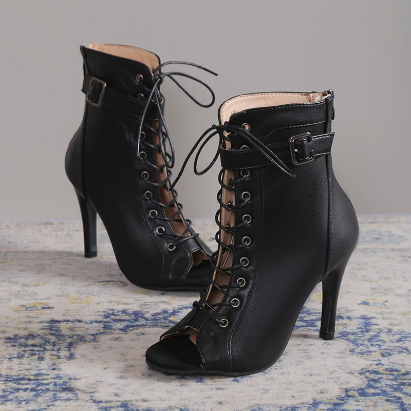 Peep Toe High Heel