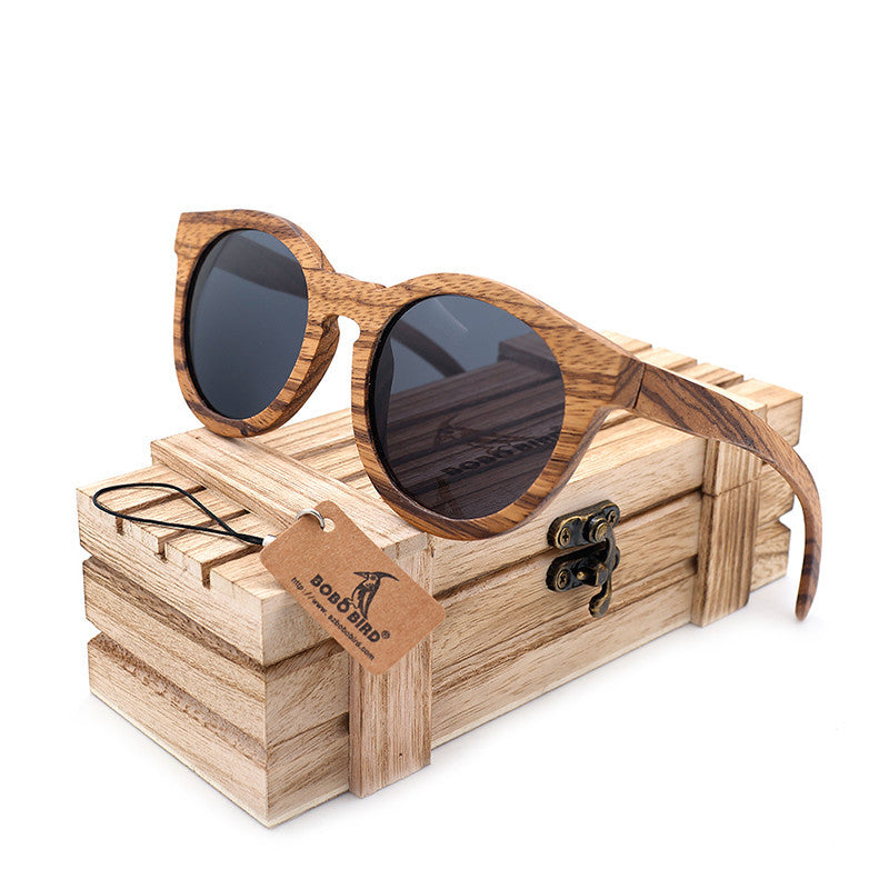 Wooden eco-friendly sunglasses