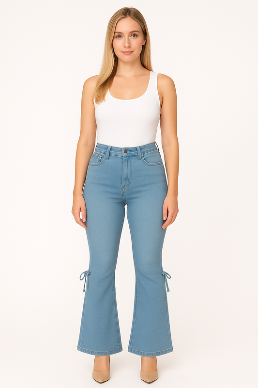 High Waist Denim Stretch Jeans – Slim Fit, Comfortable & Stylish Everyday Wear