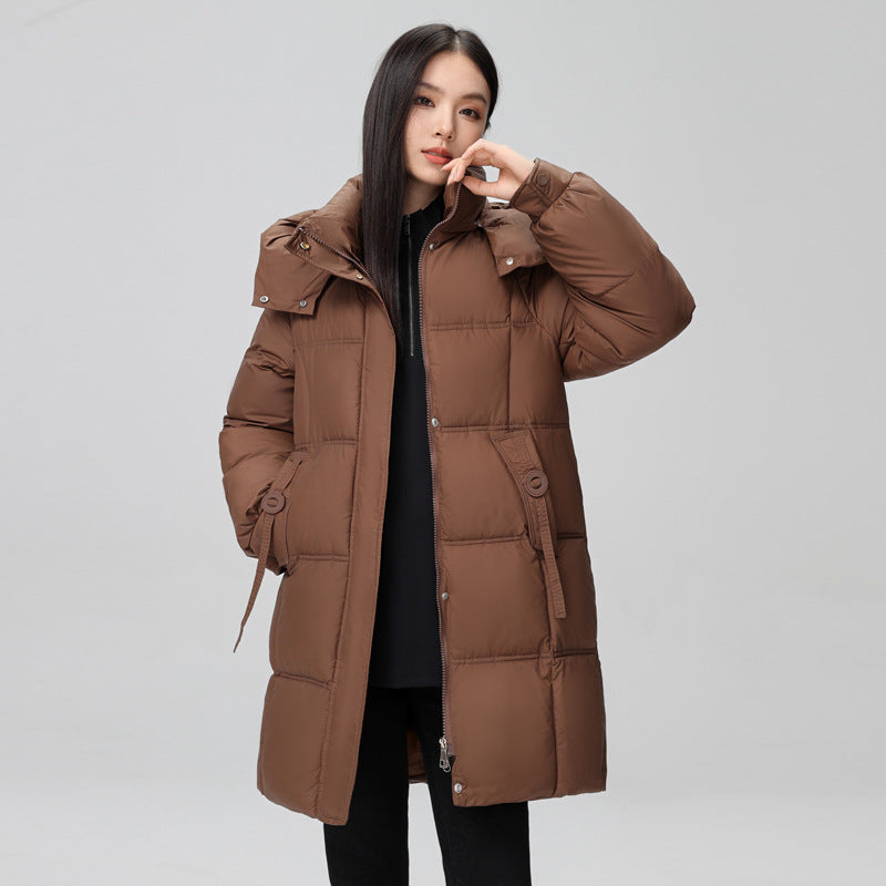 Plus Size Down Cotton-Padded Coat