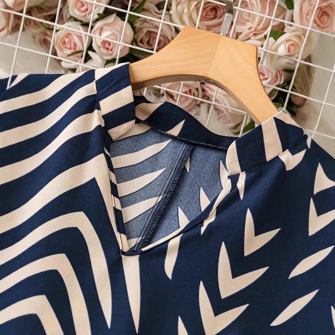 Striped Midi Dress