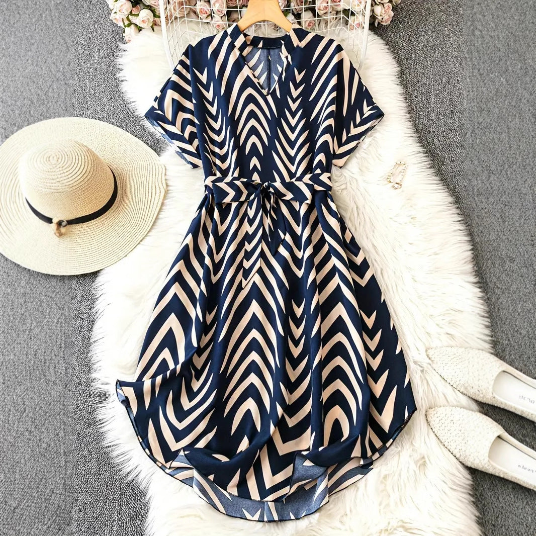 Striped Midi Dress
