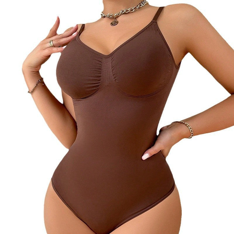 Popular Women's Backless Seamless Camisole Bottoming Tights
