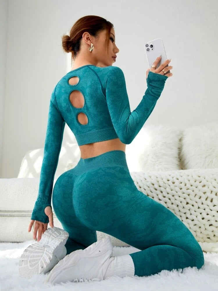 Fashion Exercise Yoga Suit