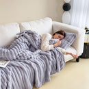 Ultra-Soft Bubble Velvet Blanket