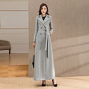 Woolen Double-breasted Elegant Cashmere Coat