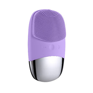 Mini Electric Silicone Face Cleansing Brush & Massager