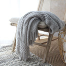 Nordic Knitted Blanket Woolen Blanket