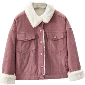 Corduroy Cotton Padded Jacket