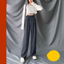 Women's Wide Leg Pants High Waist Suit Trousers Loose Straight Leg Casual Pants