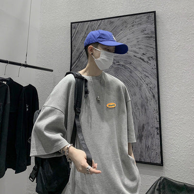 Loose Fashion Brand Round Neck T-shirt Men''s Wear