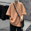 Loose Fashion Brand Round Neck T-shirt Men''s Wear