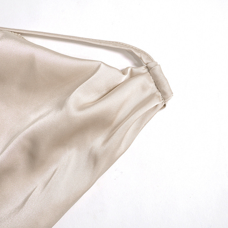 One-Shoulder Sleeveless Mini Dress