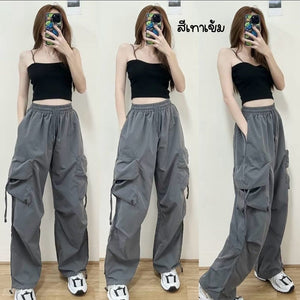High Waist Retro Quick-drying Overalls For Women