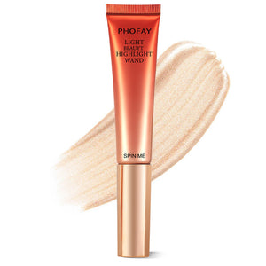 PHOFAY Highlighter Wand with creamy, buildable formula for a natural dewy glow.