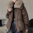 Fur Collar Cotton-padded Jacket