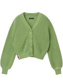 Grass Green Cardigan Sweater