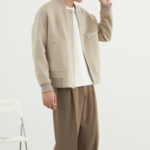 Woolen Coat Men's Short Baseball Uniform
