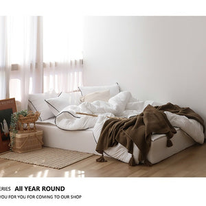 Nordic Style Sofa Cover Office Nap Blanket Air Conditioning Blanket Cover Blanket Shawl Wool Knitted Blanket