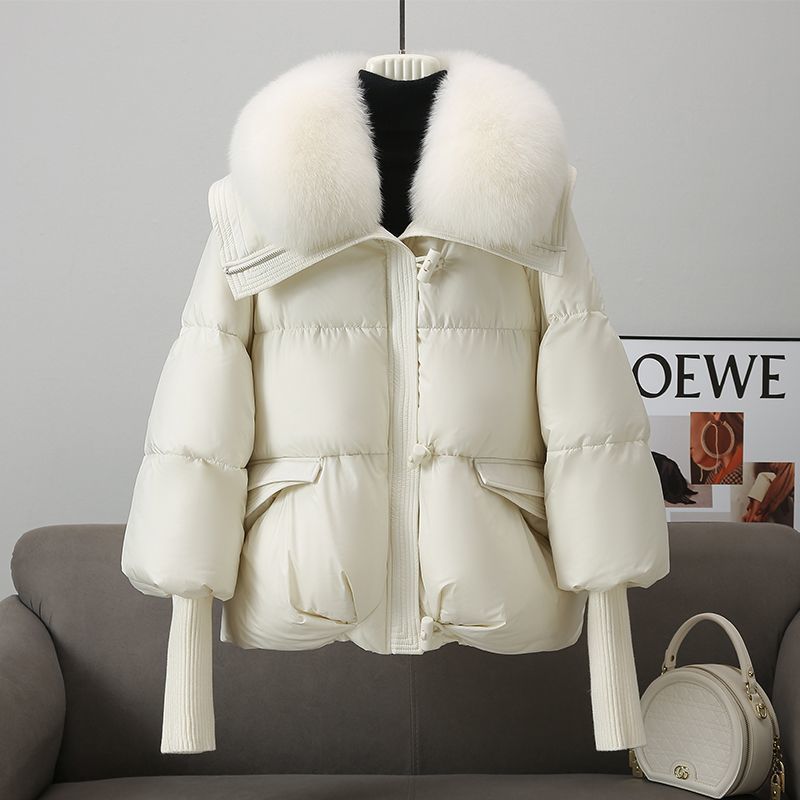 Fur Collar Cotton-padded Jacket