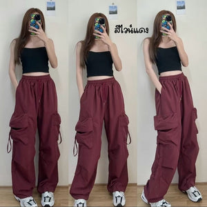 High Waist Retro Quick-drying Overalls For Women