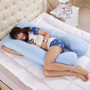 U-Shape Pregnancy Pillow – Ice Silk Maternity Support for Comfort