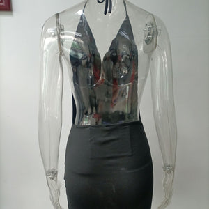 Sling Backless Halter Dresses