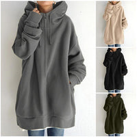 Fuzzy Full-Zip Sport Hoodie