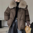 Fur Collar Cotton-padded Jacket