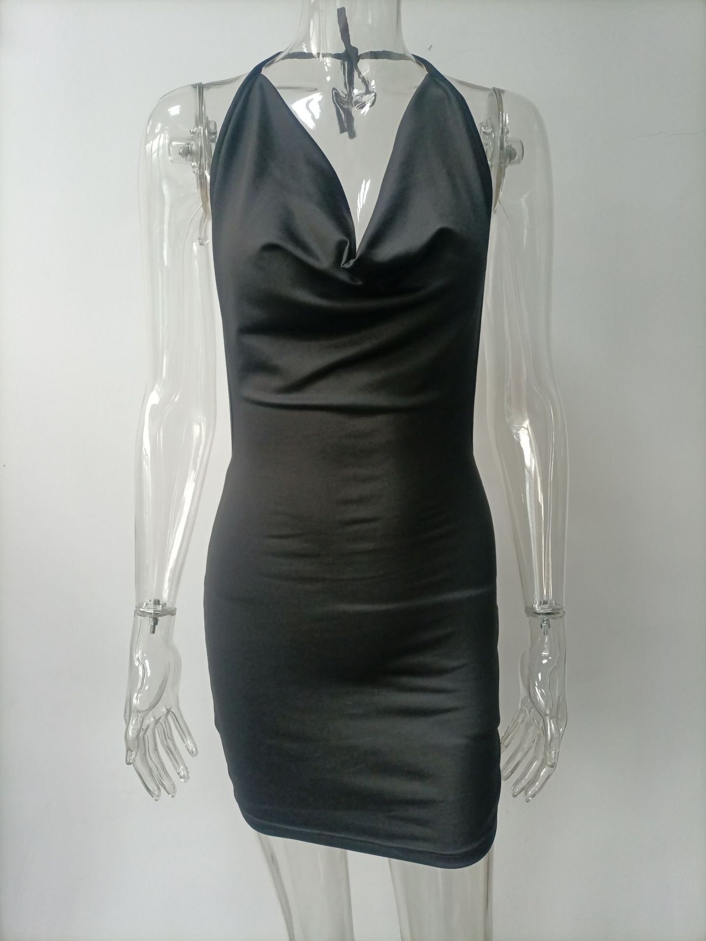 Sling Backless Halter Dresses