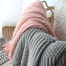 Nordic Knitted Blanket Woolen Blanket