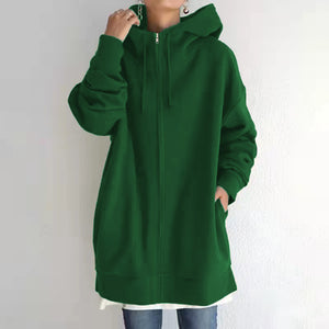 Fuzzy Full-Zip Sport Hoodie