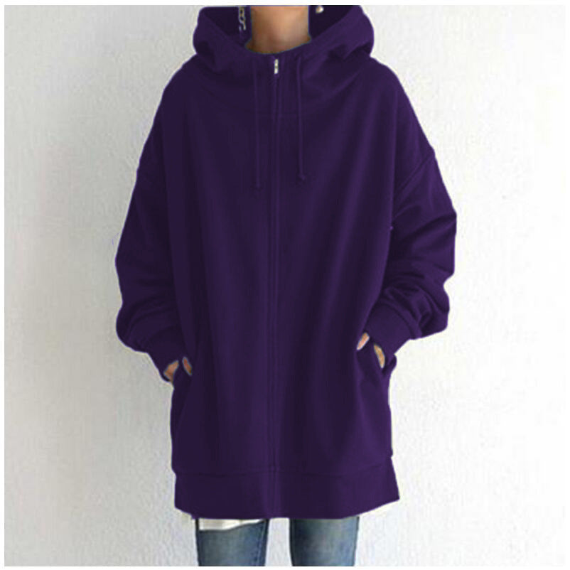 Fuzzy Full-Zip Sport Hoodie
