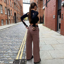 Women Streetwear Fashion Oversize Trouser Cargo Harajuku Sweatpants Iamhotty