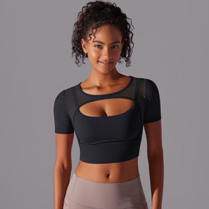Double-Layer Yoga Top