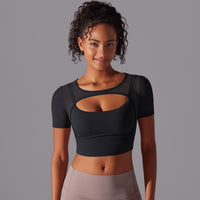 Double-Layer Yoga Top