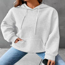 Casual Solid Color Long-sleeved Sweater