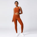 Ladies High Waist Butt Lift Fitness Suit Yoga Suit