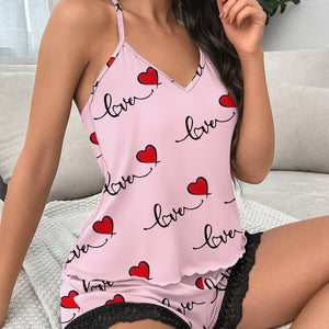 European And American Women Clothing Lace Stitching Home Underwear Women Suit