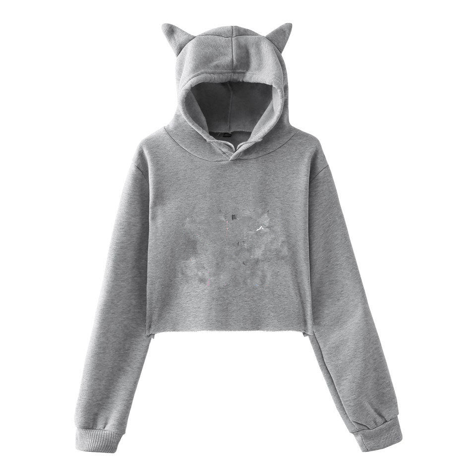 Women’s Crop Hoodie – Trendy Streetwear Pullover