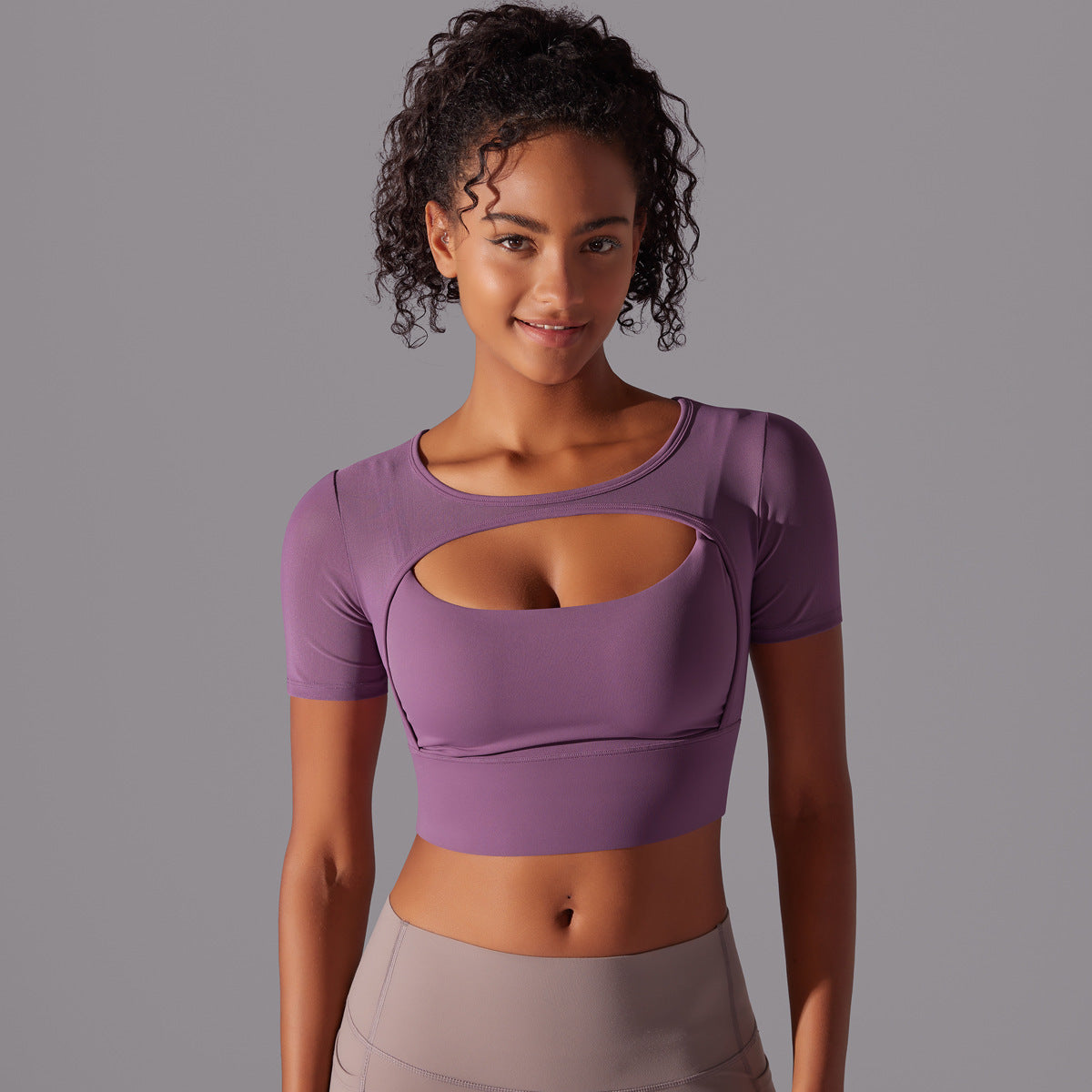 Double-Layer Yoga Top