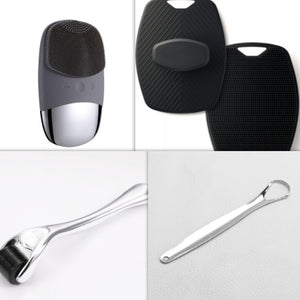 Mini Electric Silicone Face Cleansing Brush & Massager