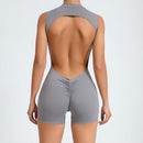 Sleeveless Back Hollow Yoga Jumpsuit Summer