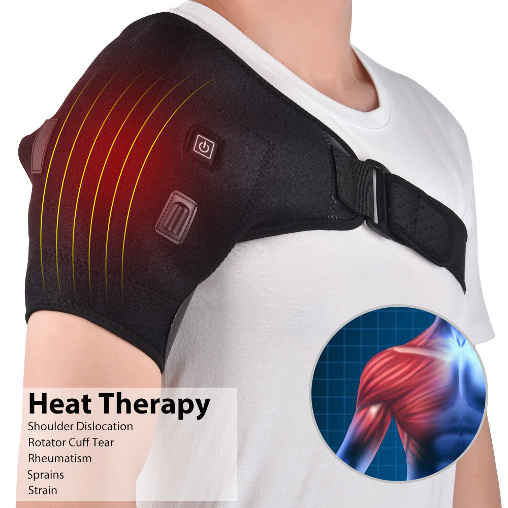 Heat Therapy Hot Adjustable Shoulder Heating Pad For Frozen Shoulder Bursitis Tendinitis Shoulder Brace Tool