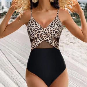 Halter-neck One-piece Swimsuit Summer