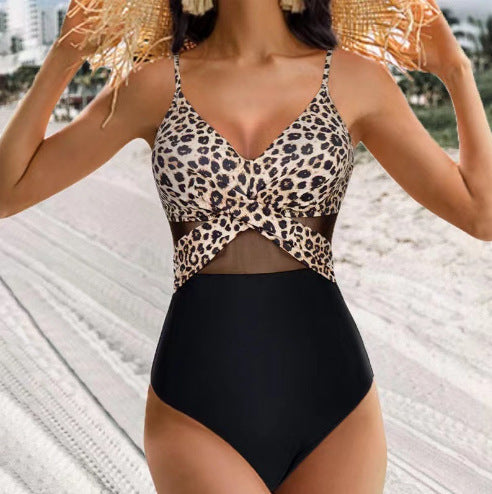 Halter-neck One-piece Swimsuit Summer