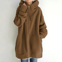 Fuzzy Full-Zip Sport Hoodie